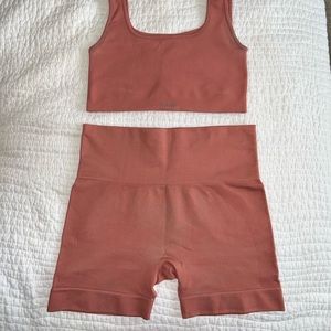 Set Active x Quai biker short set - M